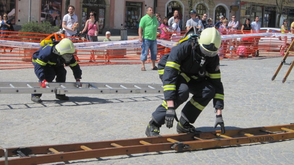 V Jihlavě bojovali hasiči o pohár primátora.