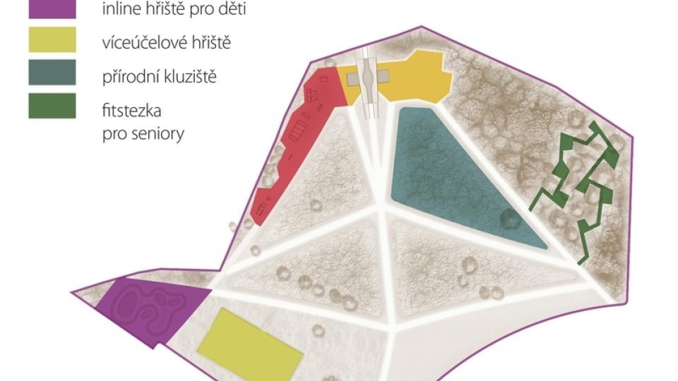 Vítězný návrh na park v budějovických Čtyrech Dvorech je z týmu Petra Veličky z Velkého Meziříčí