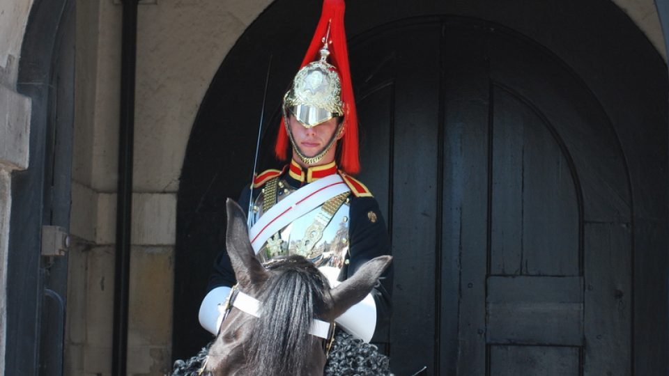 Londýn, královská jízdní garda