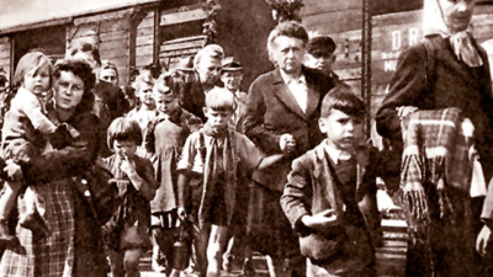 Transport vysídlených českých Němců po druhé světové válce
