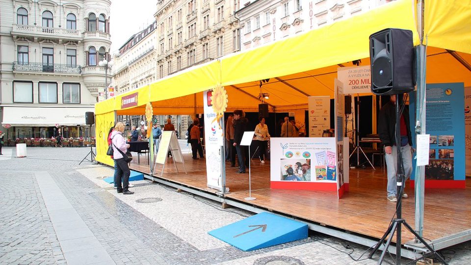 Stan Radiožurnálu na pražském Můstku