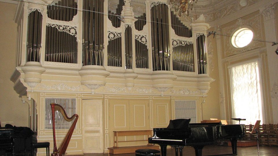 Varhany v Glazunovově sále