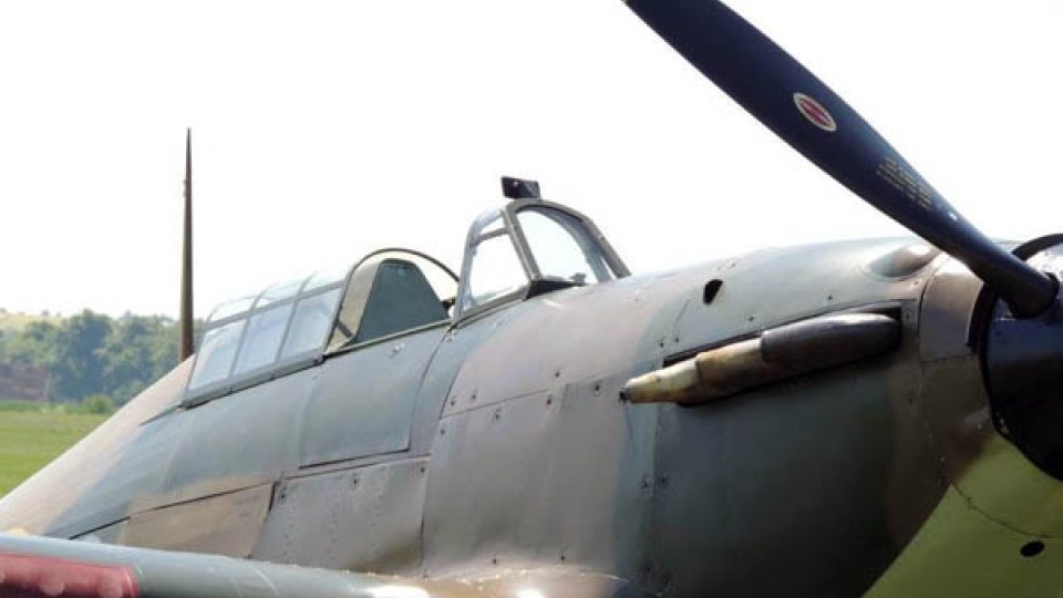 Pohled na Hawker Hurricane