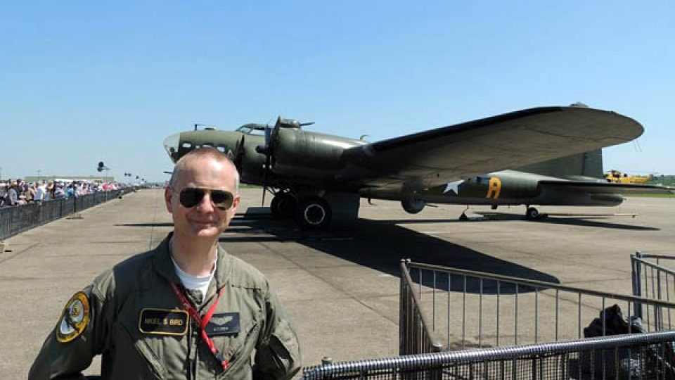 Nigel Byrd pomáhá udržovat staré letouny provozuschopné