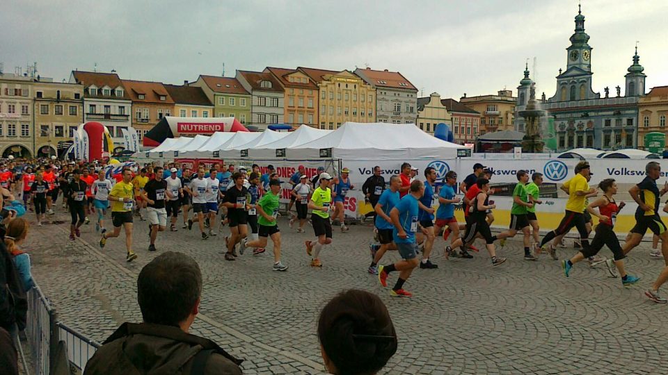 Start Budějovického půlmaratonu