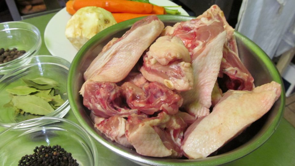 Postup při přípravě a vaření vývaru Postup při přípravě a vaření vývaru