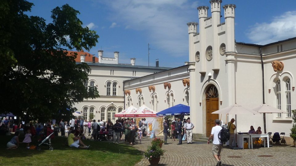 Na dni otevřených dveří v Lánech nemohl chybět ani Radiožurnál