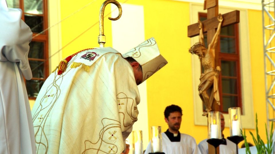 Kardinál Duka před bohoslužbou na Dnech lidí dobré vůle na Velehradě