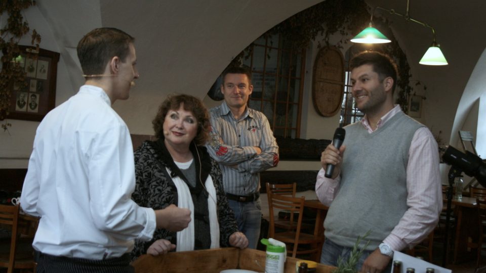 Miroslav Grusz, Naďa Konvalinková, Vladimír Hron a Patrik Rozehnal
