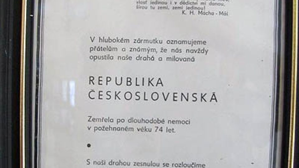 Parte Československa, které vytvořil Dušan Krivský