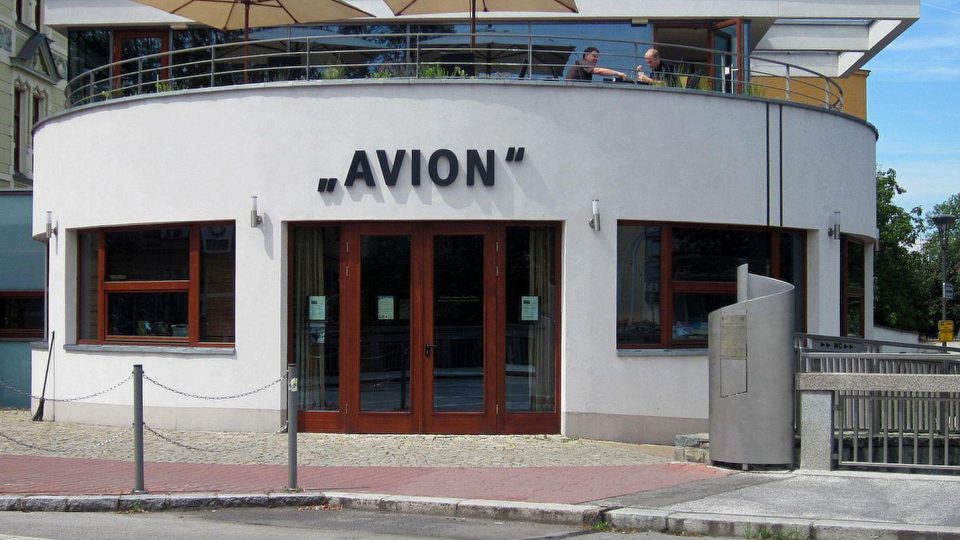 Kavárna Avion v Českém Těšíně