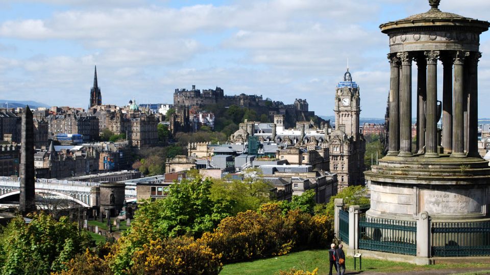 Edinburgh byl postaven na vulkanickém útesu