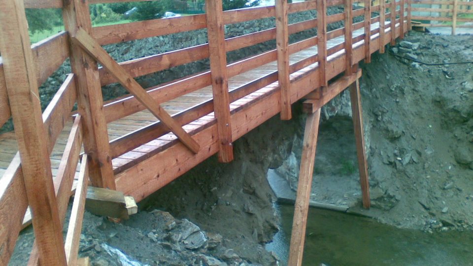 Most v Ronově nad Sázavou je v havarijním stavu