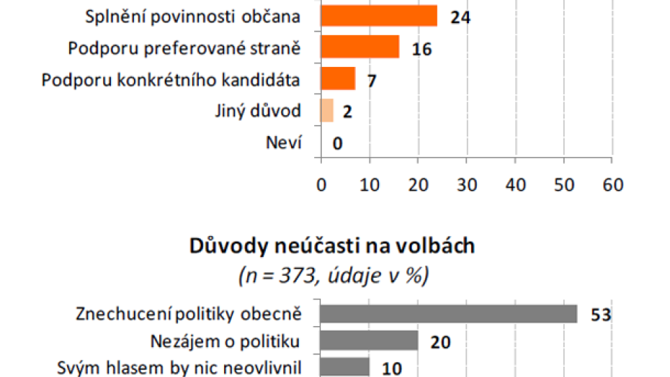 Příčiny volební účasti / neúčasti - Liberecký kraj