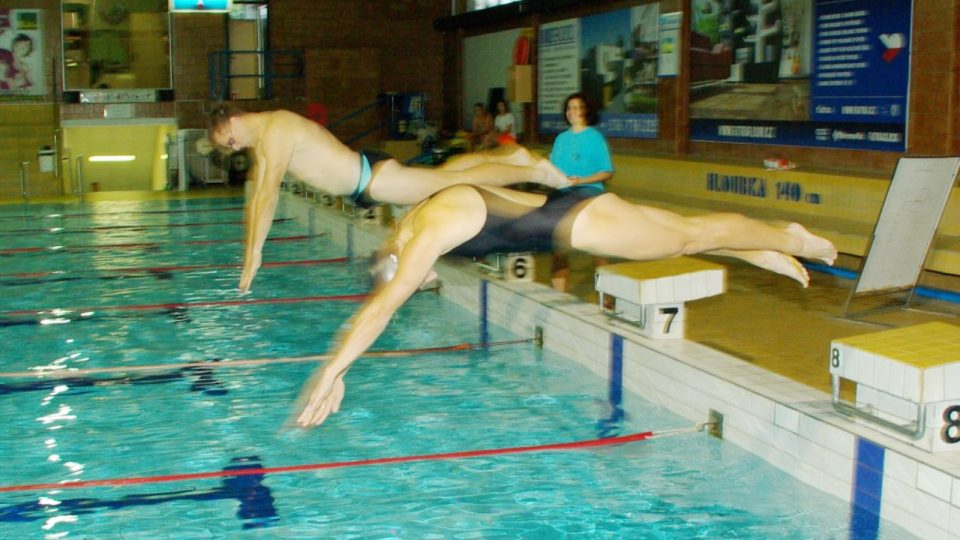 Start plavecké soutěže ve Zlíně