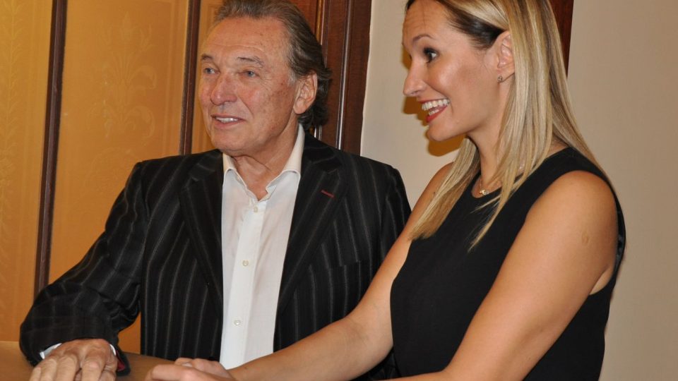 Karel Gott a Monika Absolonová