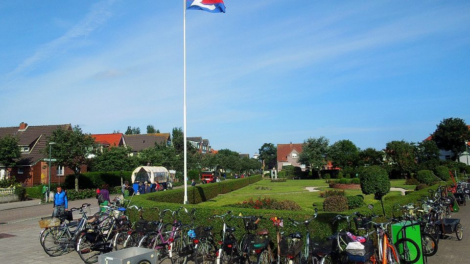 Kola a koně jsou jediné dopravní prostředky na Langeoogu