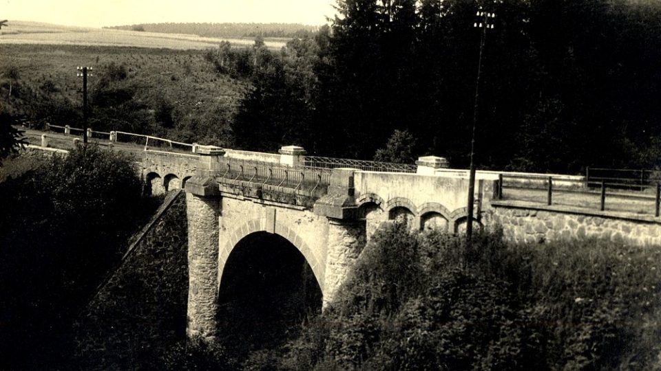 Most v dobách, kdy sloužil k cestování mezi Brnem a Jihlavou