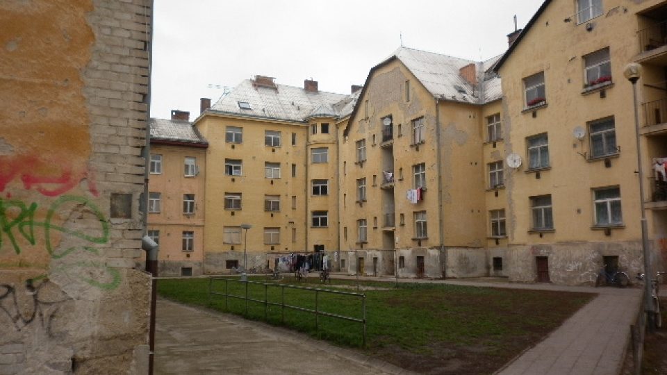 Městské bytové domy v Riegrově ulici v Břeclavi