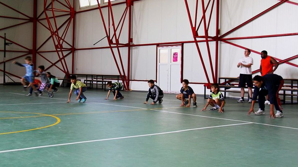 Basketbal patří mezi ferentárskými dětmi k nejoblíbenějším sportům