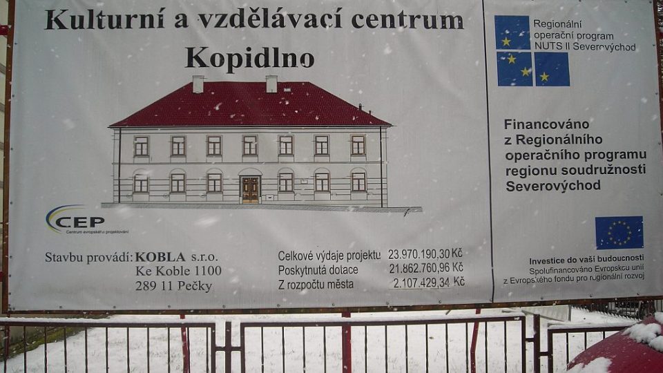 Kopidlno má nové kulturně-vzdělávací centrum