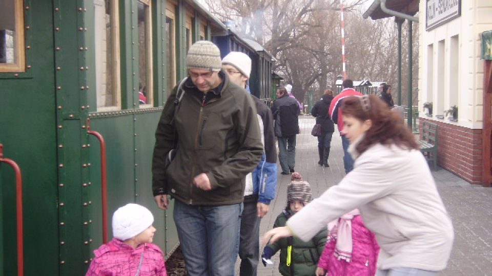 Mikulášské jízdy na Řepařské drážce v Kolíně-Sendražicích