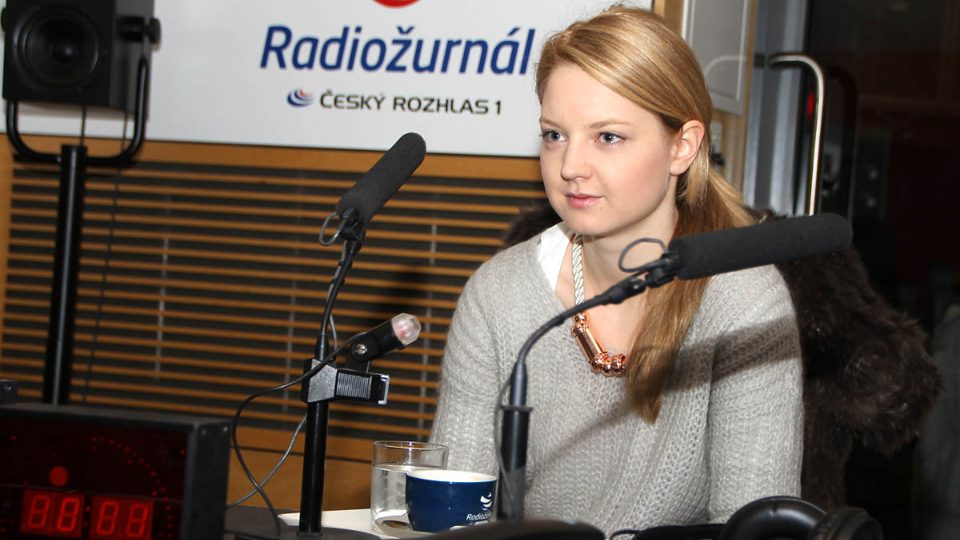 Karolína Milerová byla hostem Radiožurnálu
