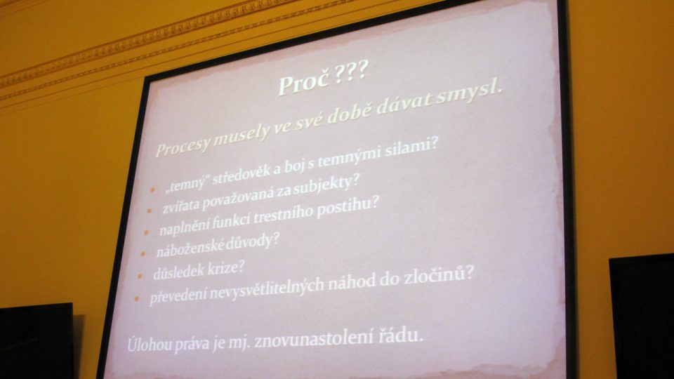 Z prezentace JUDr. Hany Müllerové, Ph.D. během Týdne ve vědě a technice AV ČR