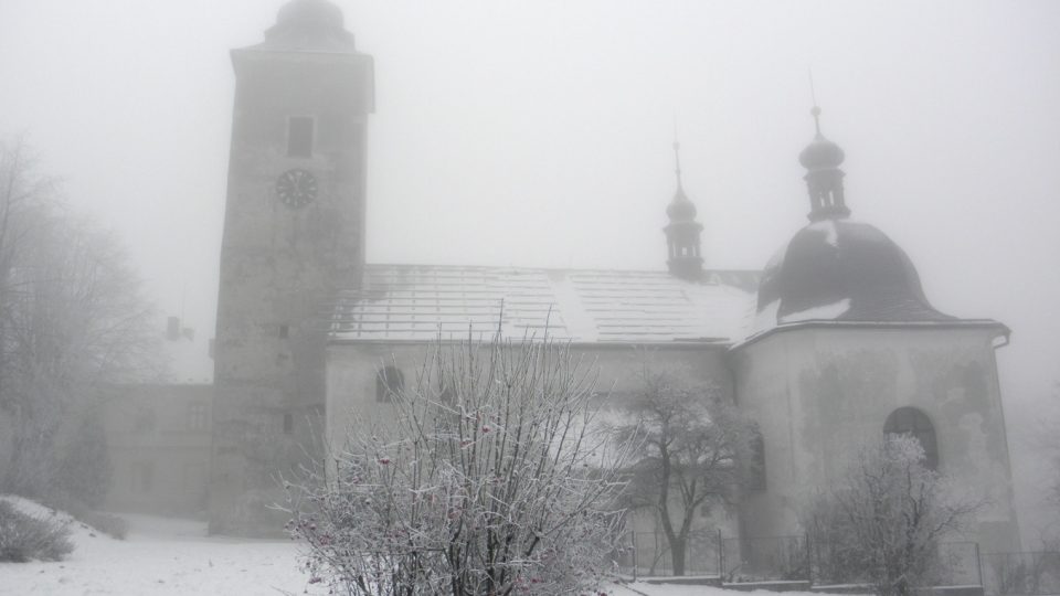 Zimní procházka - Kostel sv. Máří Magdalény v Horním městě