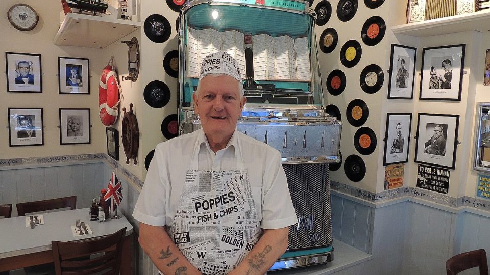 71letý majietl restaurace Poppies Pat Newland