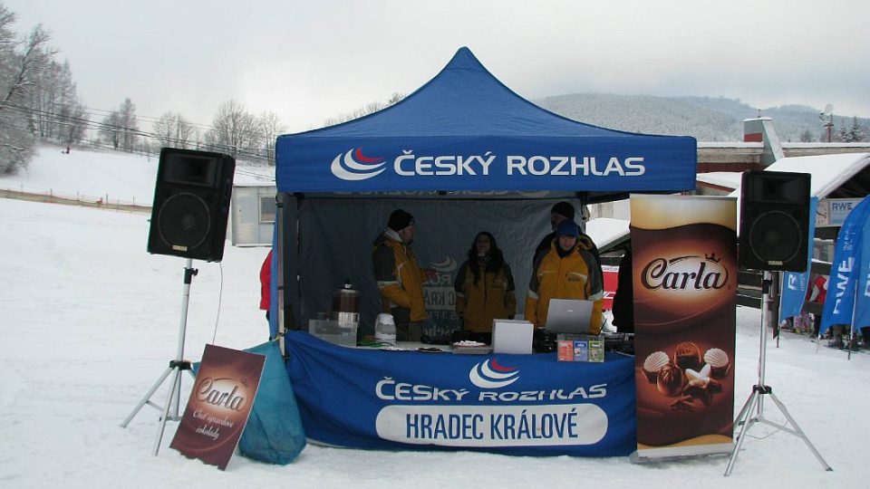 Český rozhlas Hradec Králové v Deštném v Orlických horách