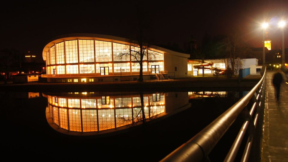 Plavecký stadion v Českých Budějovicích