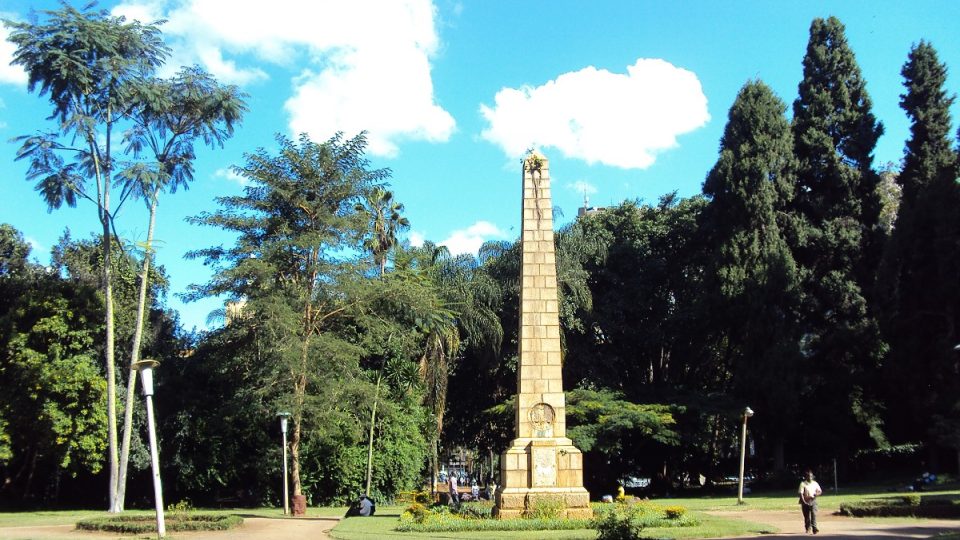 Park v centru Harare