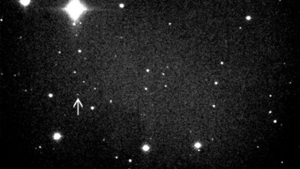 Obrázek planetky (9007) James Bond byl pořízen 3. května 1997 z Observatoře Kleť