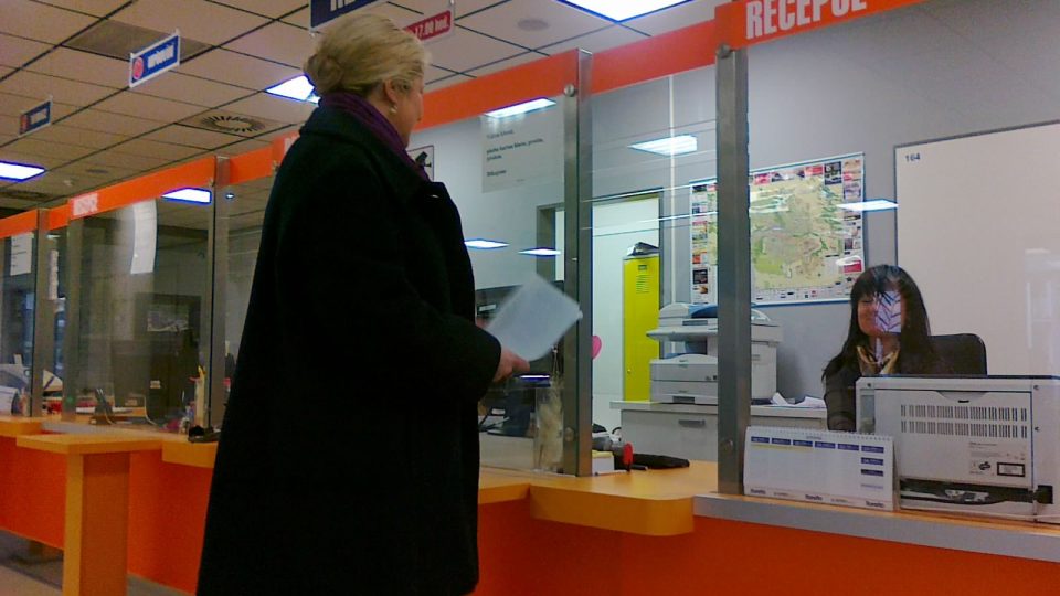 Podepisování petice v třebíčské nemocnici.