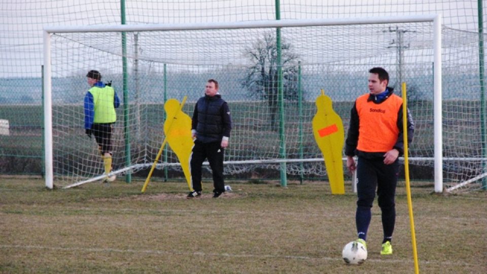 David Čáslava (vpravo) sice pracuje jako sportovní manažer, s týmem ale také trénuje