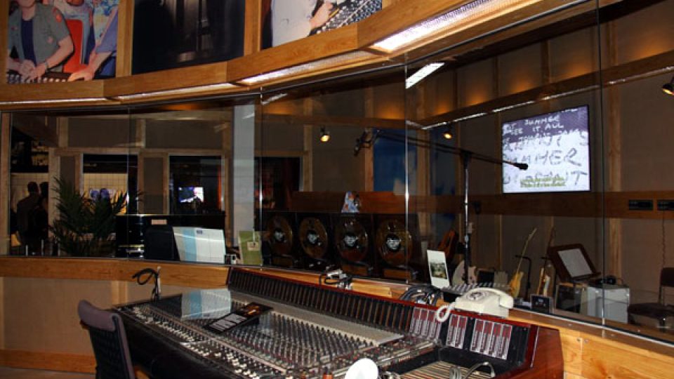 V muzeu nesmí chybět nahrávací studio