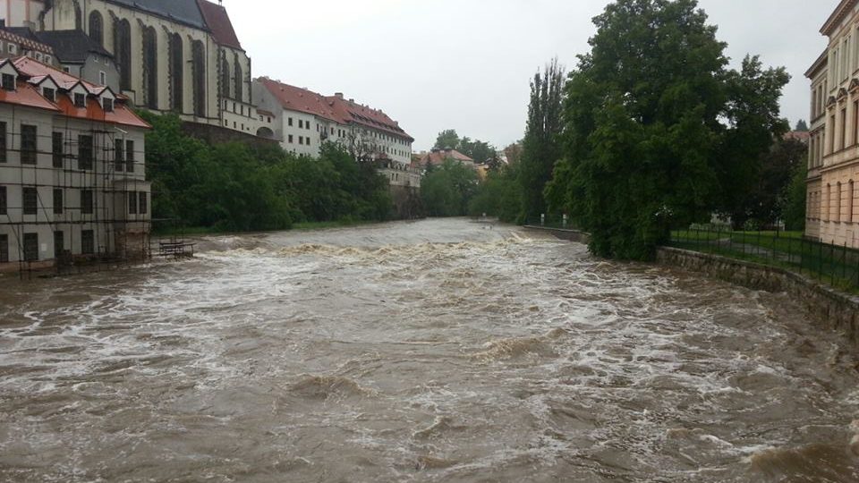 Povodeň červen 2013 v Českém Krumlově