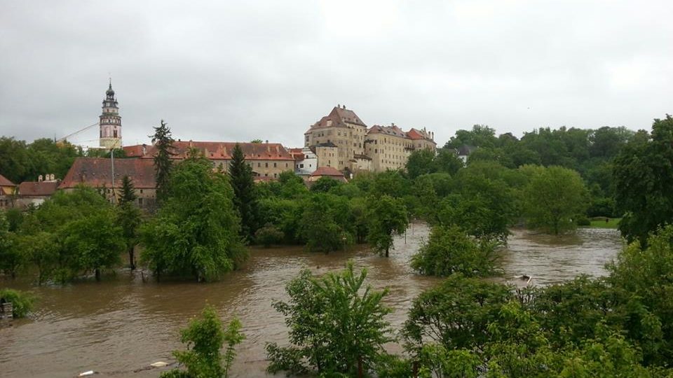 Povodeň červen 2013 v Českém Krumlově