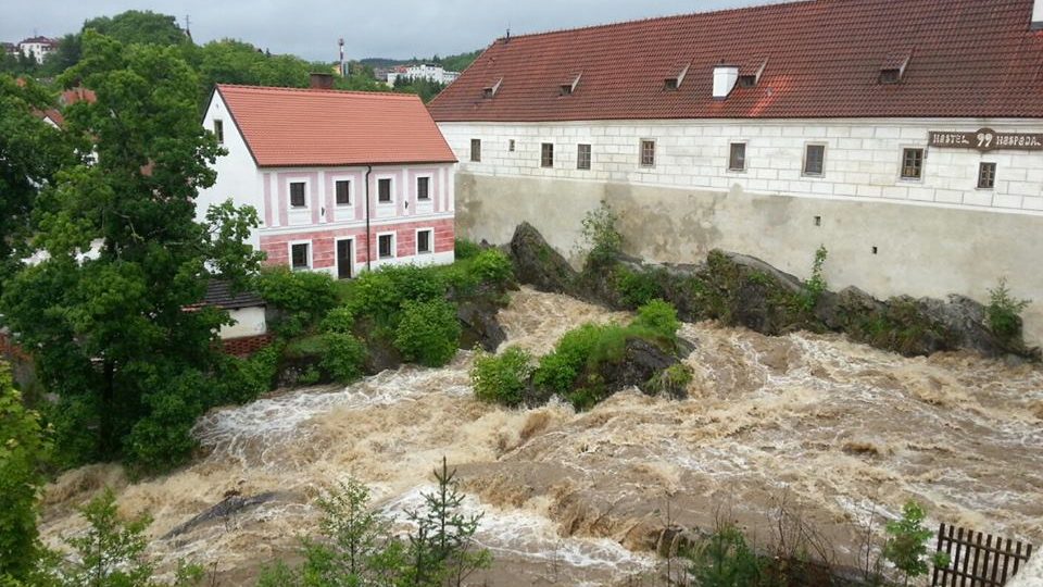 Povodeň červen 2013 v Českém Krumlově