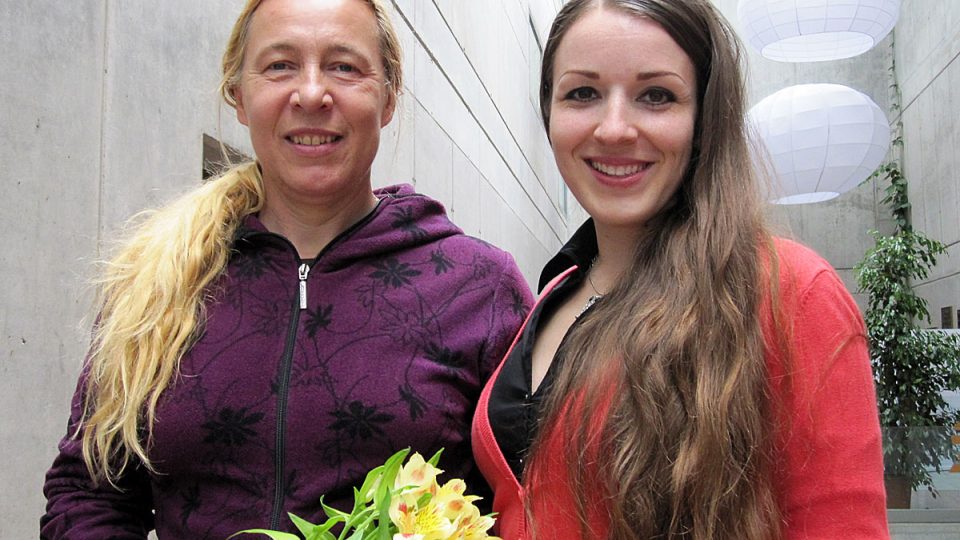 atletka Helena Fuchsová a moderátorka Eva Kvasničková (magazín Je jaká je 4. června)