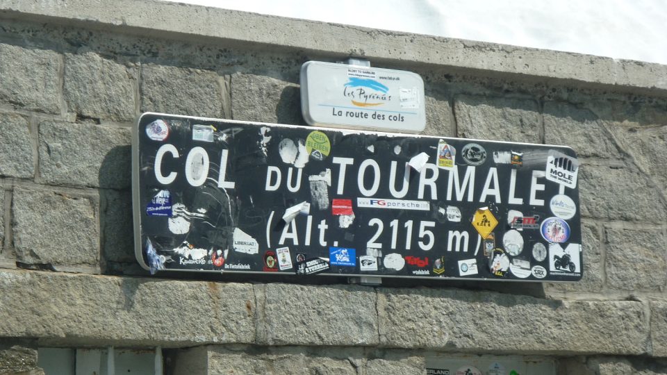 Col du Tourmalet, průsmyk v centrální části Pyrenejí, jedna z nejtěžších etap Tour de France