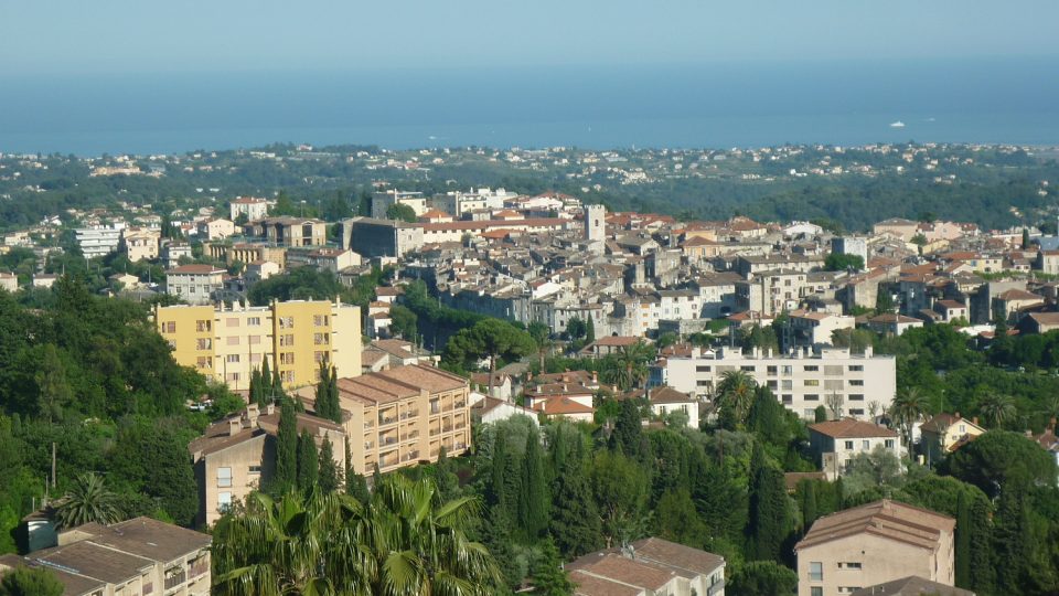 Městečko Vence v Provence