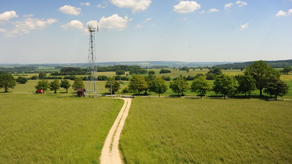 Výhled z rozhledny Vojtěchov u Hlinska