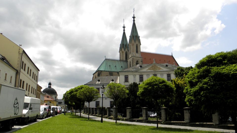 Pohled na kostel sv. Mořice