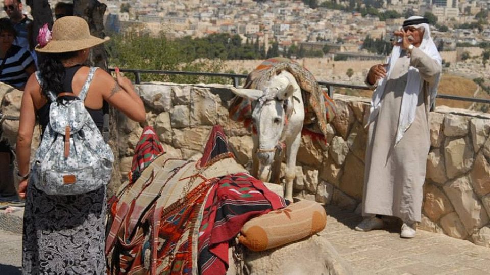 Dvojice zvířat zajištuje zábavu turistům a obživu vyvoleným Palestincům