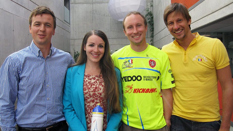 Tour de France na koloběžkách aneb Michal Kulka, Václav Liška, Jaromír Odvárka a Eva Kvasničková