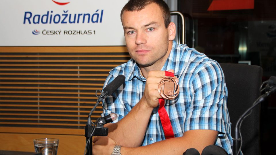 Lukáš Melich vybojoval na MS v Moskvě bronzovou medaili v hodu kladivem