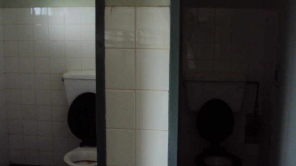 Veřejné wc-úroveň pro afriku netypická