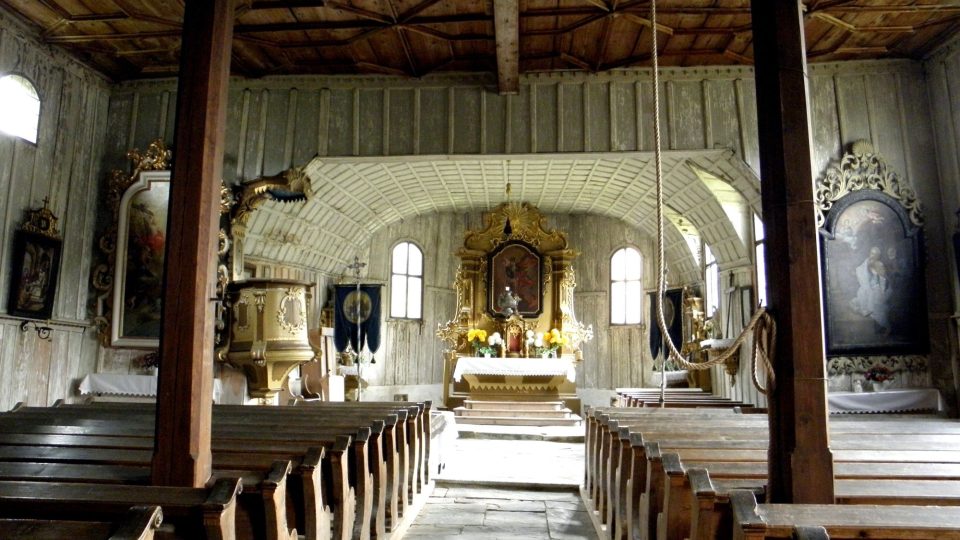 Kostel v Maršíkově - interiér